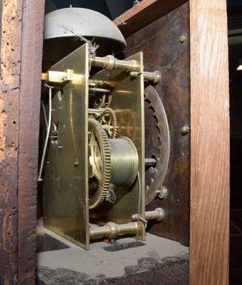 Lot 1212 - Thomas Meekins, Amesbury: an 18th C walnut longcase clock.