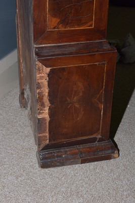 Lot 1212 - Thomas Meekins, Amesbury: an 18th C walnut longcase clock.