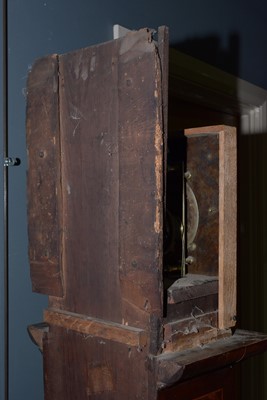 Lot 1212 - Thomas Meekins, Amesbury: an 18th C walnut longcase clock.