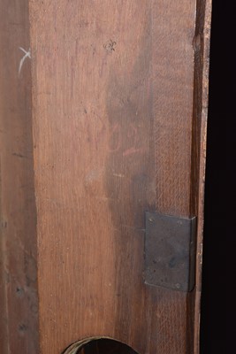 Lot 1212 - Thomas Meekins, Amesbury: an 18th C walnut longcase clock.