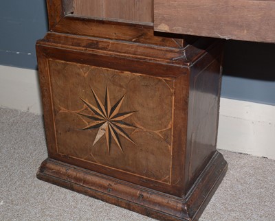 Lot 1212 - Thomas Meekins, Amesbury: an 18th C walnut longcase clock.