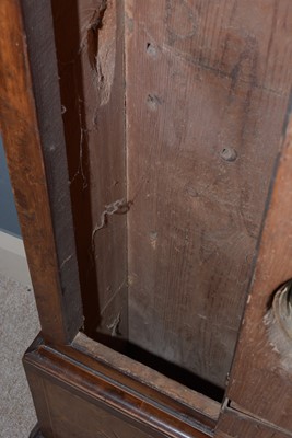 Lot 1212 - Thomas Meekins, Amesbury: an 18th C walnut longcase clock.