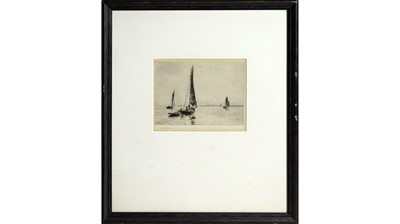 Lot 719 - William Lionel Wyllie - The Wind Falls Light | etching