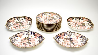 Lot 408A - Derby Crown Porcelain Company Dessert Service