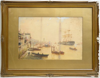 Lot 746 - Bernard Benedict Hemy - Wellesley on the Tyne | watercolour