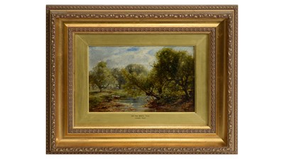 Lot 703 - James Peel - Up the North Tyne | oil