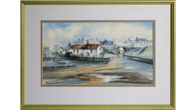 Lot 64 - Victor Noble Rainbird - Seaton Sluice | watercolour