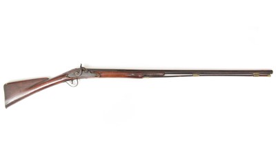 Lot 777 - A 19th Century percussion sporting gun