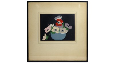 Lot 128 - John Hall Thorpe - Anemones | woodcut