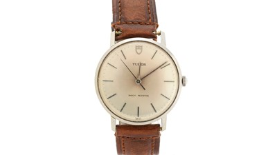 Lot 435 - Tudor: a steel-cased manual wind wristwatch