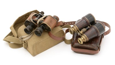 Lot 778 - Two pairs of military binoculars