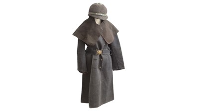 Lot 816 - Japanese Imperial fireman's coat and helmet