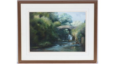 Lot 768 - Robert Turnbull - Jesmond Dene, Newcastle | pastel