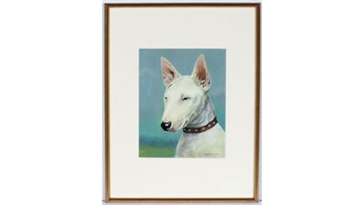 Lot 808 - Edith Oliver - Portrait of an English Bull Dog | oil