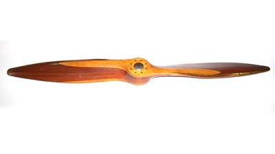 Lot 830 - A laminated mahogany propeller