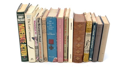 Lot 743 - A collection of signed volumes of Victoria Cross and other military interests