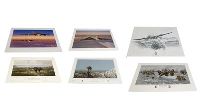 Lot 674 - Signed military limited edition prints