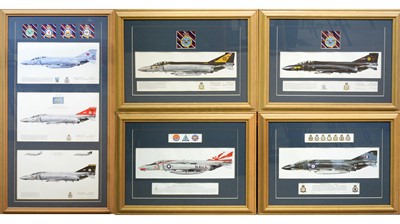 Lot 722 - A selection of prints of military aircraft