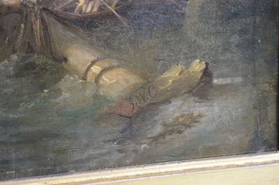 Lot 668 - John Wilson Carmichael - The Battle of Trafalgar | oil