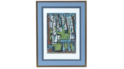Lot 141 - Marcel Janco - Luxembourg Gardens | special limited edition lithograph
