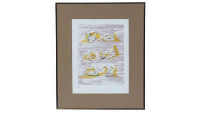 Lot 242 - Henry Moore - Reclining Forms | limited edition lithograph