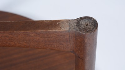 Lot 12 - Attr.  to A.H. McIntosh of Kirkcaldy: a mid Century rosewood circular coffee table.