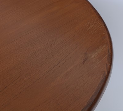 Lot 33 - G-Plan: teak oval extending dining table; and six chairs.
