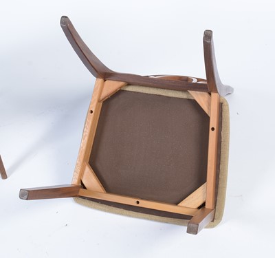 Lot 33 - G-Plan: teak oval extending dining table; and six chairs.