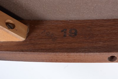 Lot 33 - G-Plan: teak oval extending dining table; and six chairs.