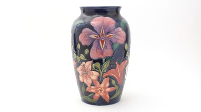Lot 56 - Moorcroft Tigris pattern vase by Rachel Bishop