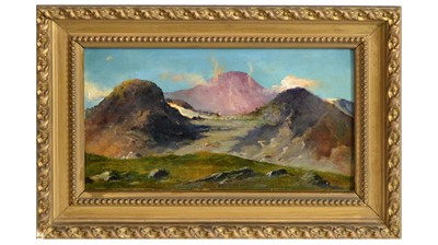 Lot 702 - Giuseppe De Nittis - Landscape in the Savoy Alps | oil