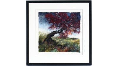 Lot 752 - Andrea Hunter - Autumn Hawthorn | wet felted wool