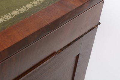 Lot 1110 - A large Victorian mahogany partners desk