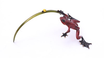 Lot 102 - Frogman bronze 'Little Ladies'