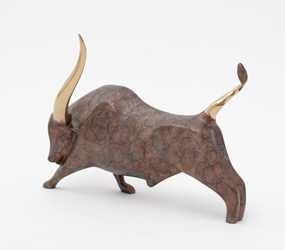 Lot 108 - Alexander Danel 'Icarus' bronze bull
