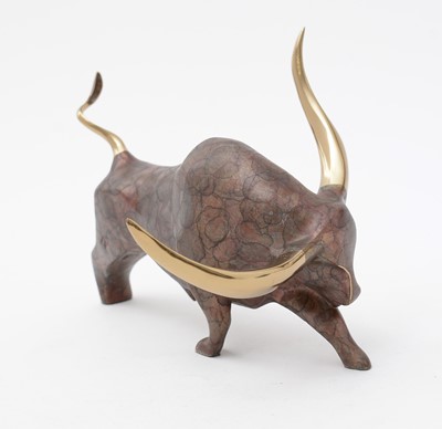 Lot 108 - Alexander Danel 'Icarus' bronze bull