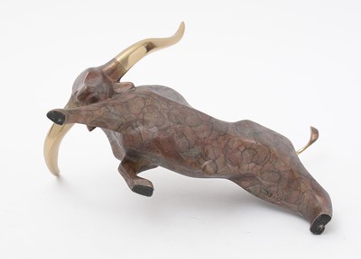 Lot 108 - Alexander Danel 'Icarus' bronze bull