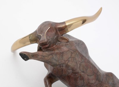 Lot 108 - Alexander Danel 'Icarus' bronze bull