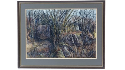 Lot 187 - Richard Hobson - Heddon on the Wall | mixed media