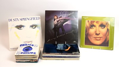 Lot 208 - Dusty Springfield LPs and singles