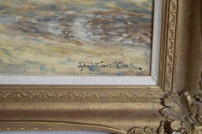 Lot 771 - John Stewart Clark - Mothers and Bairns | oil