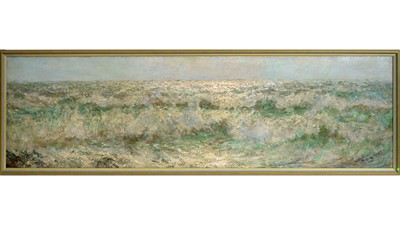 Lot 670 - John Falconar Slater - Crashing Waves and Seaspray | oil