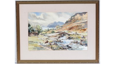 Lot 62 - Ronald Moore - Ashness Bridge, Cumberland | watercolour
