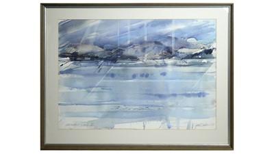 Lot 164 - Derek Dalton - Ullswater Device II | watercolour