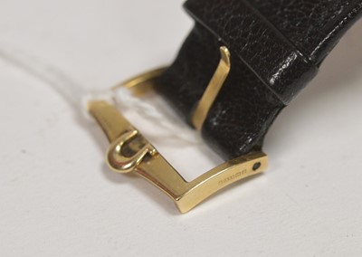 Lot 422 - Omega: a 9ct yellow gold cased manual wind wristwatch, and boxes