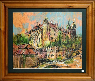 Lot 174 - Antoni Sulek - Vibrant Citadel | mixed media