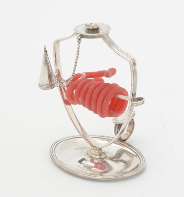 Lot 146 - A George III silver waxjack.