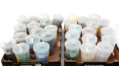 Lot 151 - Thirty LEGO stacking containers, containing organised LEGO bricks.