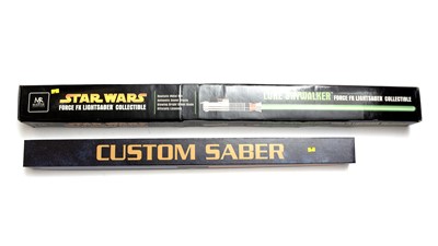 Lot 174 - Master Replicas Star Wars Force FX Lightsaber collectable, and another