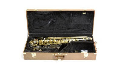 Lot 452 - Arbiter Pro-Sound Tenor saxophone, cased.